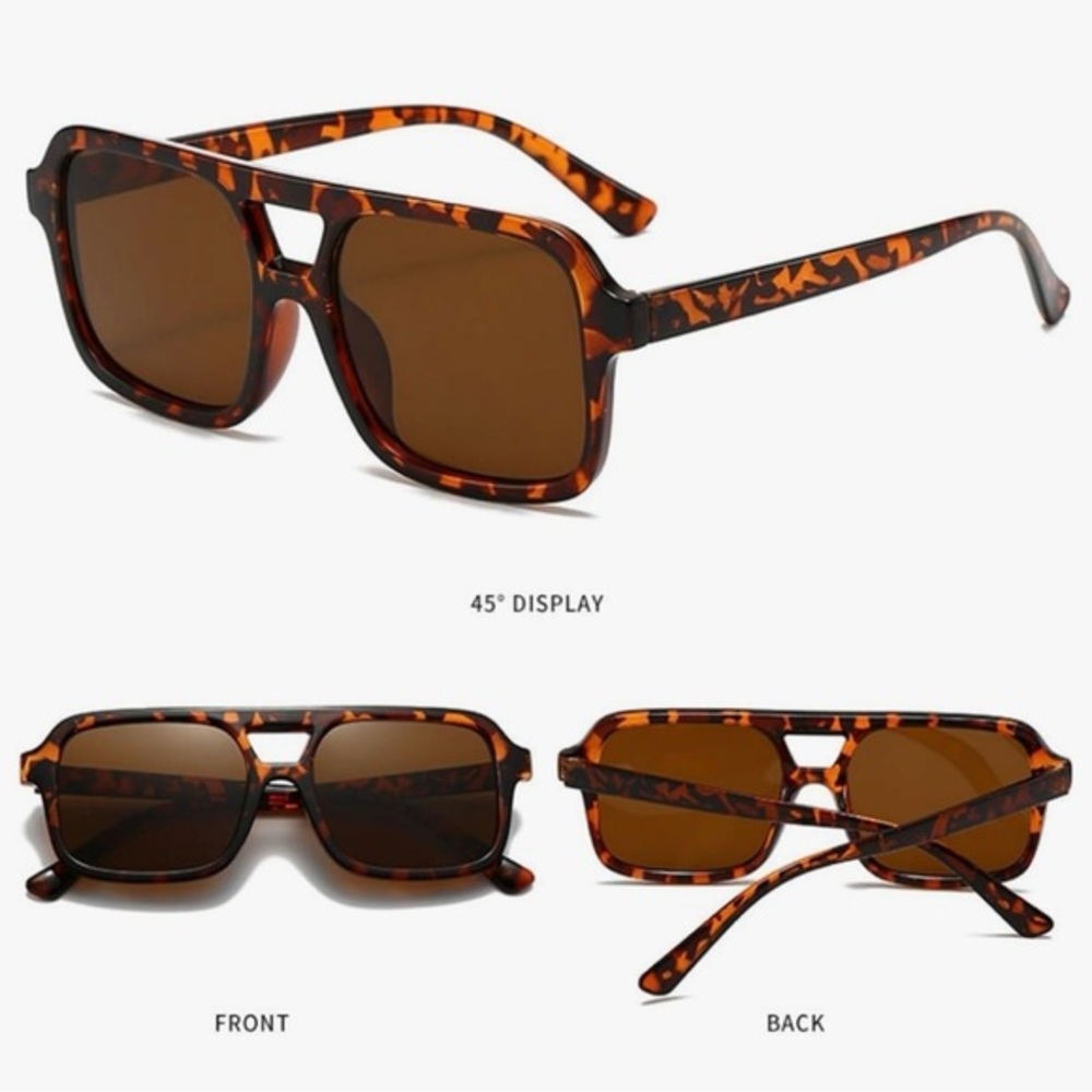 Tortoise Shell Sunglasses, quality optics, retro aviator sunglasses